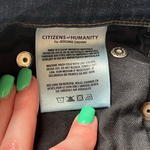 Citizens of Humanity Dark Wash Rocket High Rise Skinny Jean Size 27 - Picture 5 of 12